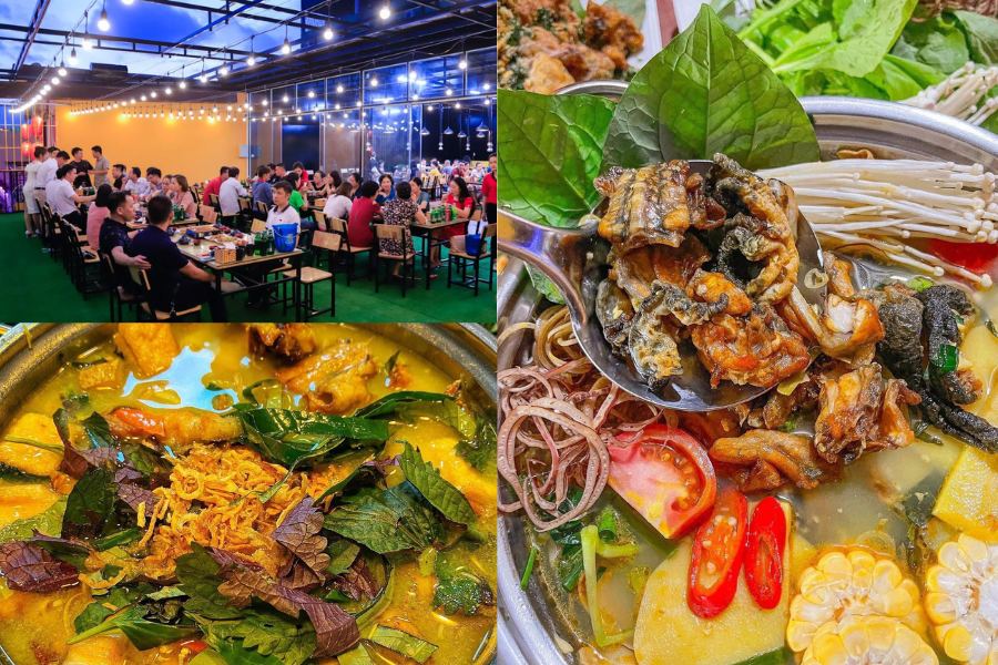 Lẩu ếch cổng vàng