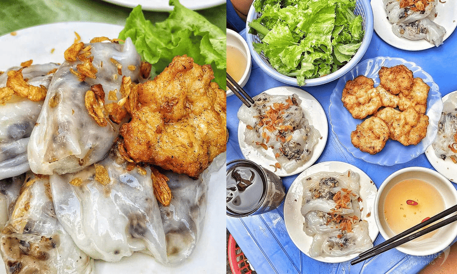 bánh cuốn chả mực hạ long