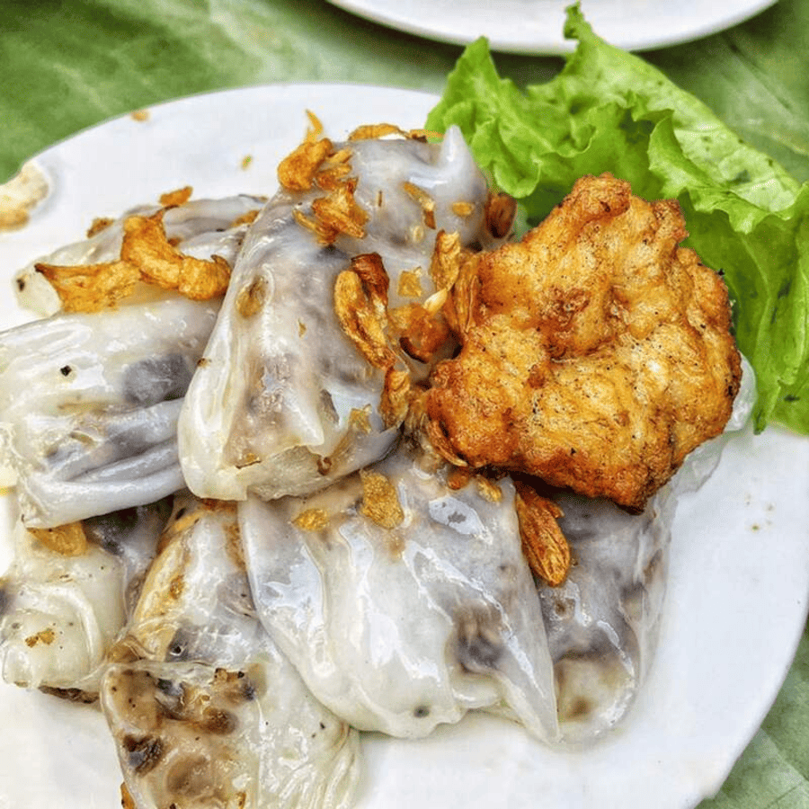bánh cuốn chả mực hạ long
