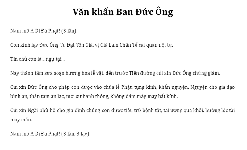 văn khấn chùa Đồng Yên Tử