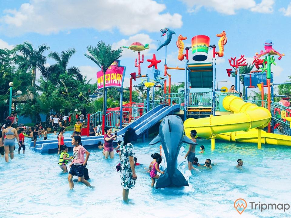 Hệ thống trò chơi đa dạng tại công viên nước Quảng Ninh Gate