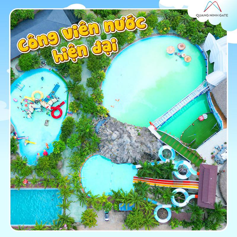 Công viên nước Quảng Ninh Gate hiện đại