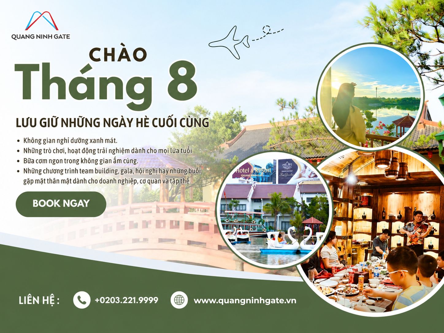 Ưu đãi chào tháng 8 tại Quảng Ninh Gate